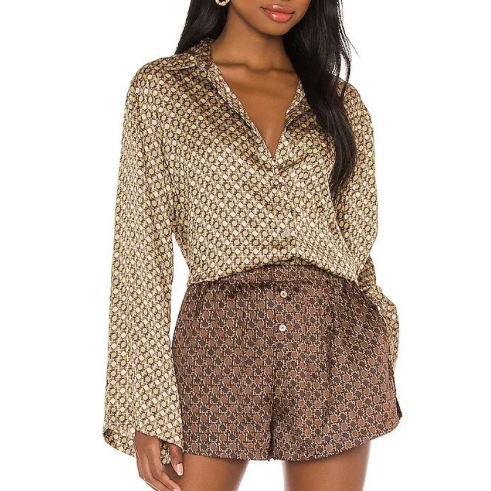 L’Academie Oversized Button Up